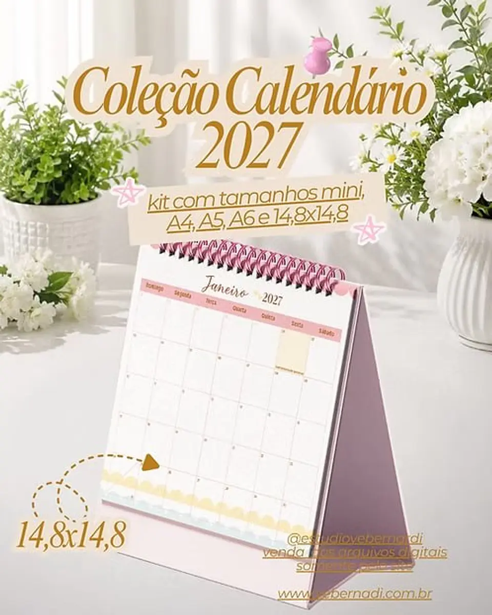 Coleção Calendário 2027 – Algodão Doce 7