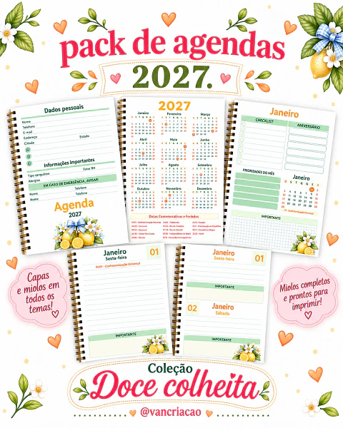 Arquivo Digital Agenda 2027 – Coleção Doce Colheita