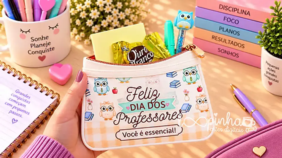 Estojo envelope – Dia dos Professores 2026 2