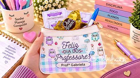 Estojo envelope – Dia dos Professores 2026