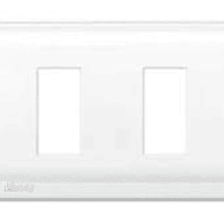 Placa 2 Mod. Genesis Blanco 1