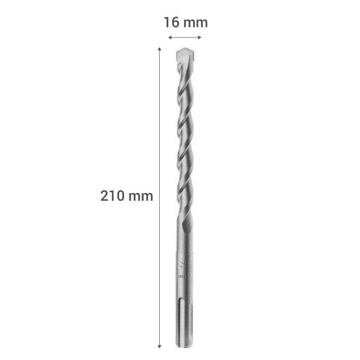 Broca Sds Plus 16 X 210 X 160mm 1