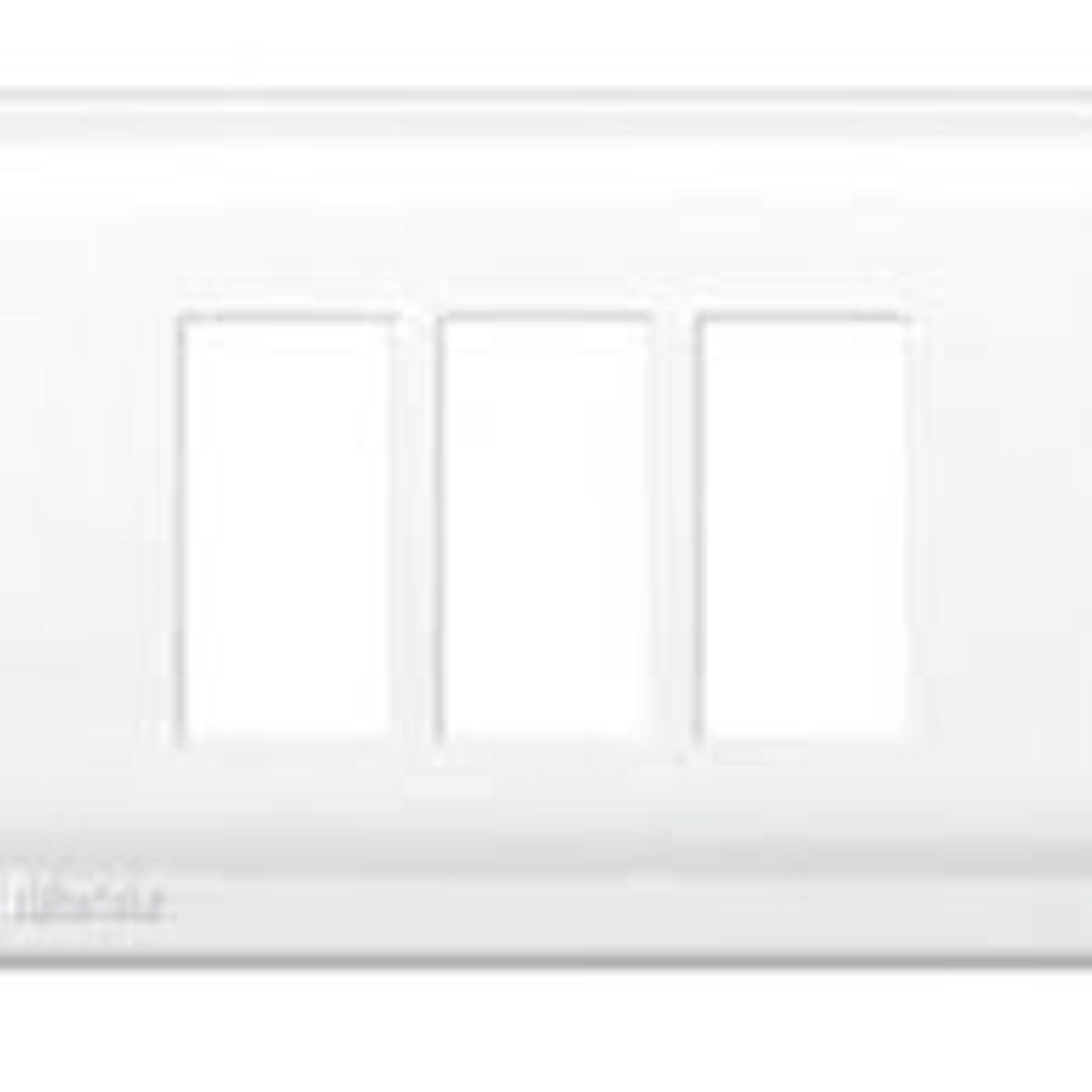 Placa 3 Mod. Genesis Blanco 1