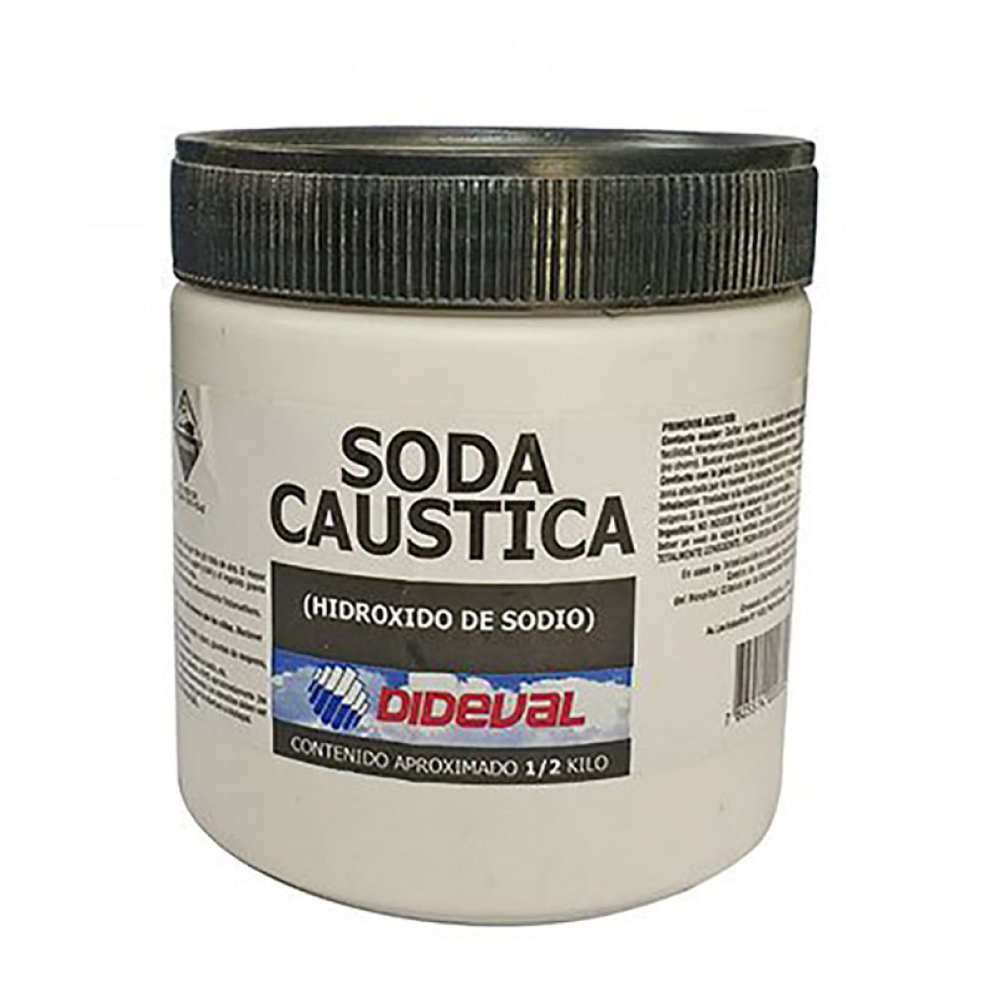 Soda Caustica Pote 1kg Dideval