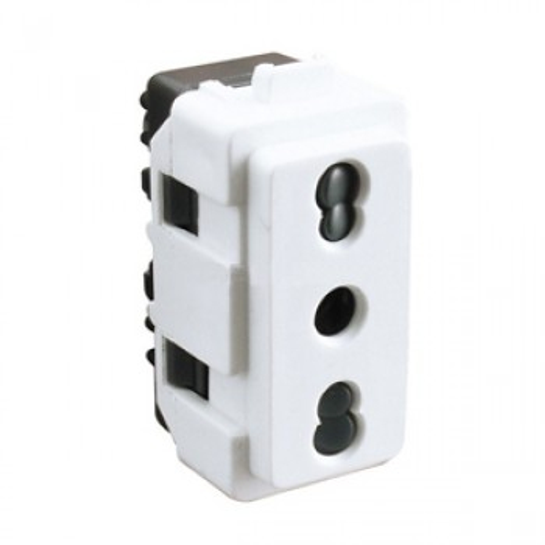 Modulo Toma Cte 10/16a Genesis Blanco 1