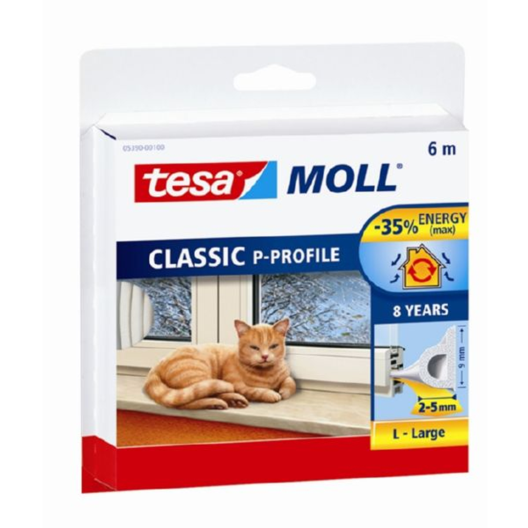 Burlete Blanco 6 X 9mm Tesa Cod. 0490 (Gato) 1