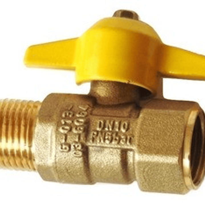 Llave Paso Gas Hi-He 1/2 Dimaflow 1