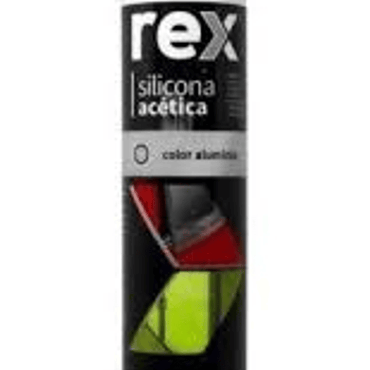 Silicona Rex Acetica Aluminio 300ml 1