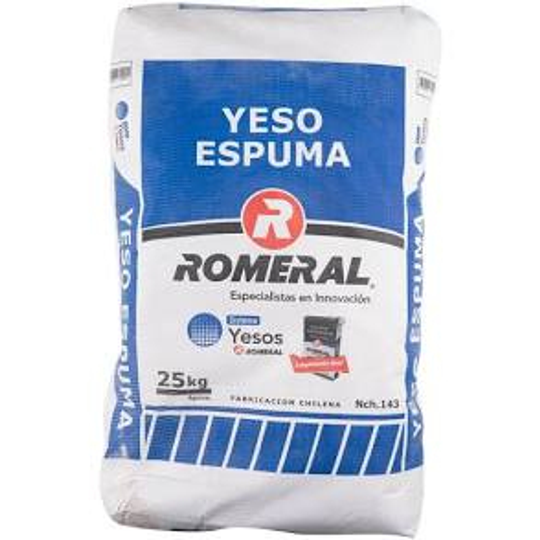 Yeso 25kg. Saco Romeral 1