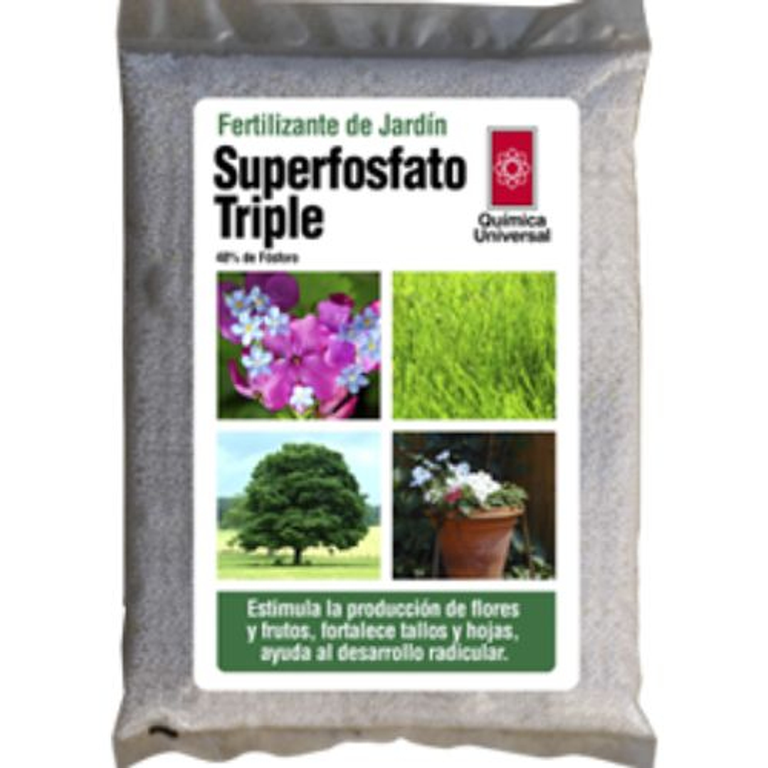 Super Fosfato Triple Bolsa 1kg. Quimica 1