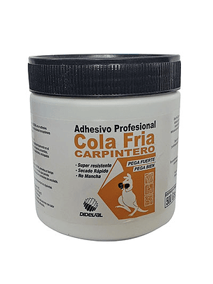 Cola Fria Profesional Carpintero 1/2 Kg. Dideval
