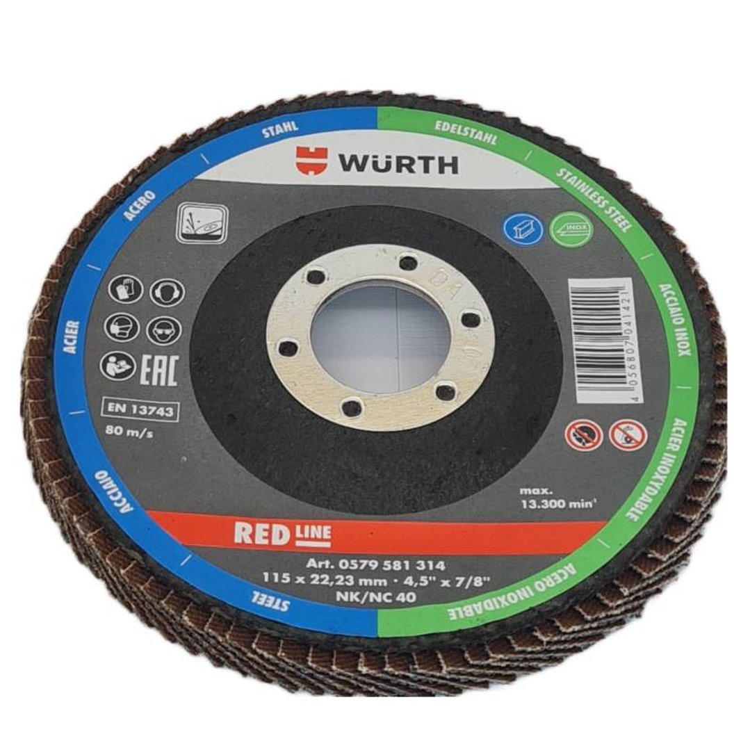 Disco Traslapado # 80 Wurth Cod. 581318 1