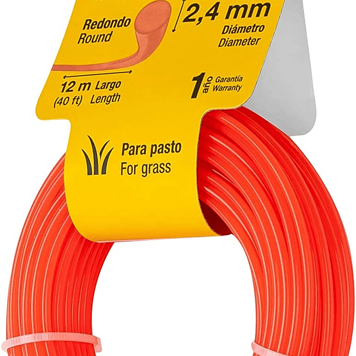 Nylon Orilladora (Naranjo) 24mm X 12m Pretul Cod. 20024 1