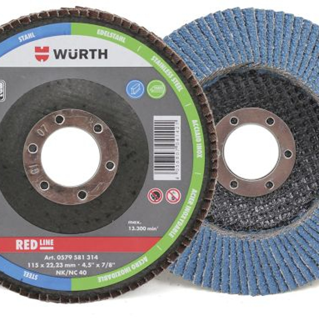 Disco Traslapado 60 Wurth Cod. 581316 1