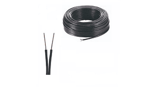 Paralelo Negro 2 X 20 Awg X 1m