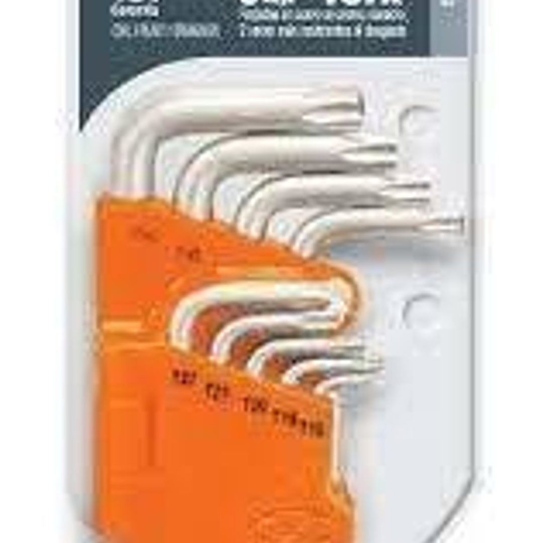 Juego 9 Llaves Torx Truper Cod. 15554 1