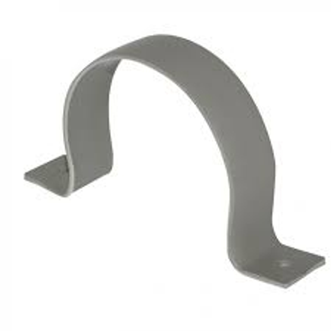Abrazadera Pvc Gris 50mm 1