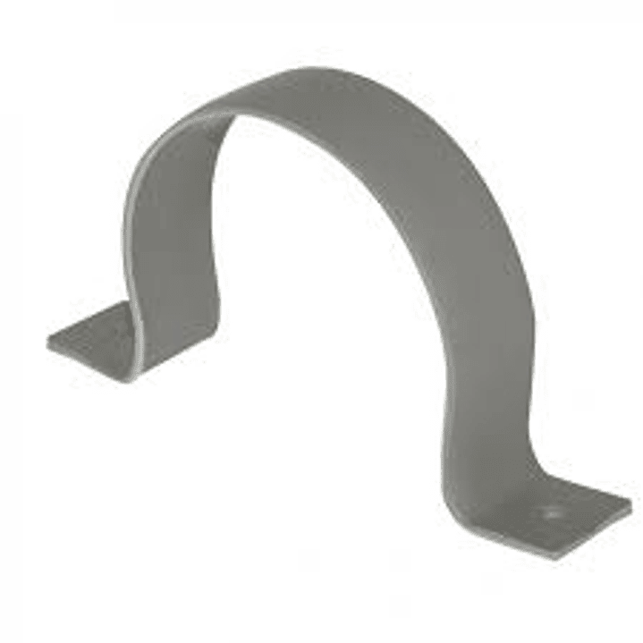 Abrazadera Pvc Gris 50mm 1