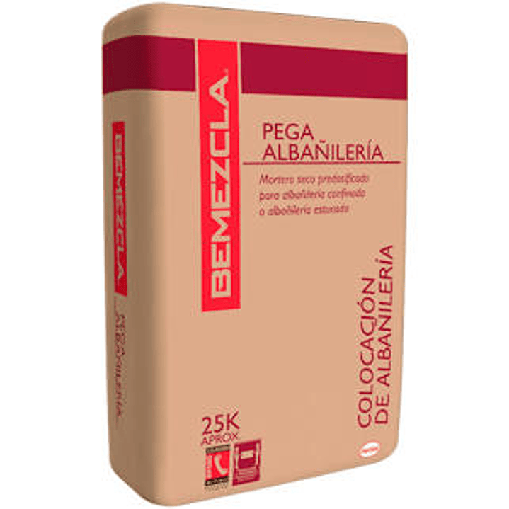 Mortero Pega Ladrillo 25 Kg