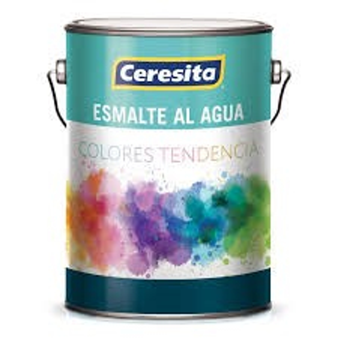 Esmalte Al Agua Tendencia Blanco Perfecto Ceresita Gl 1