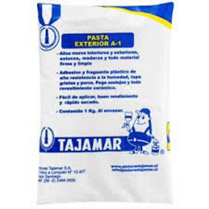 Pasta Muro Exterior A-1 Bolsa 1kg Tajamar