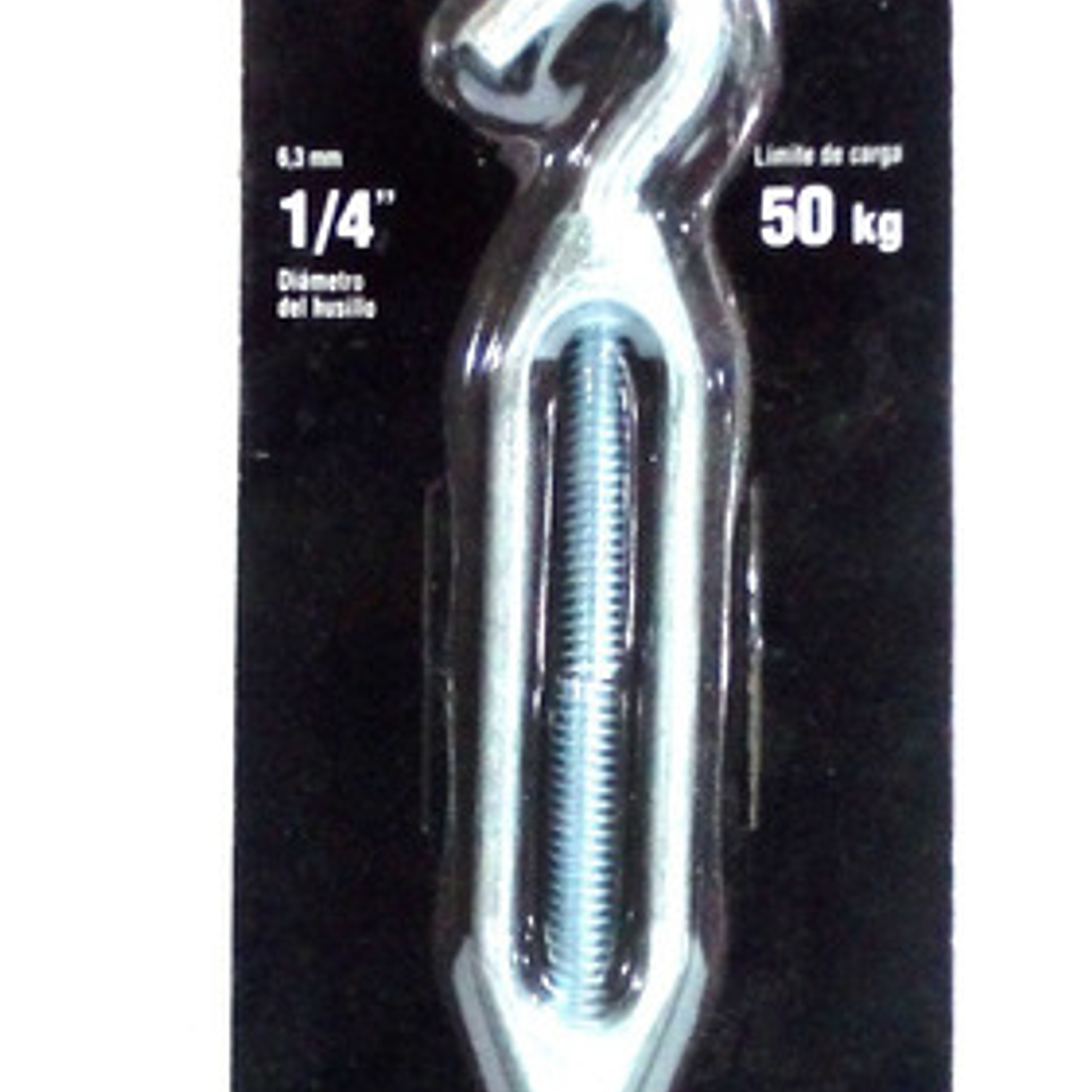 Tensor Gancho-Argolla 1/4 50kg Truper Cod. 44054 1