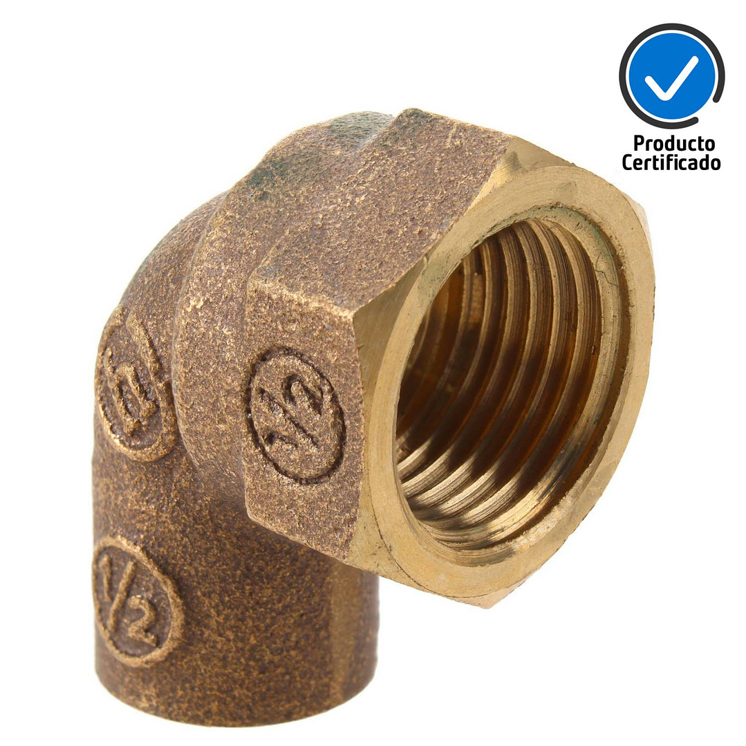 Codo Bronce 1/2' Hi 1