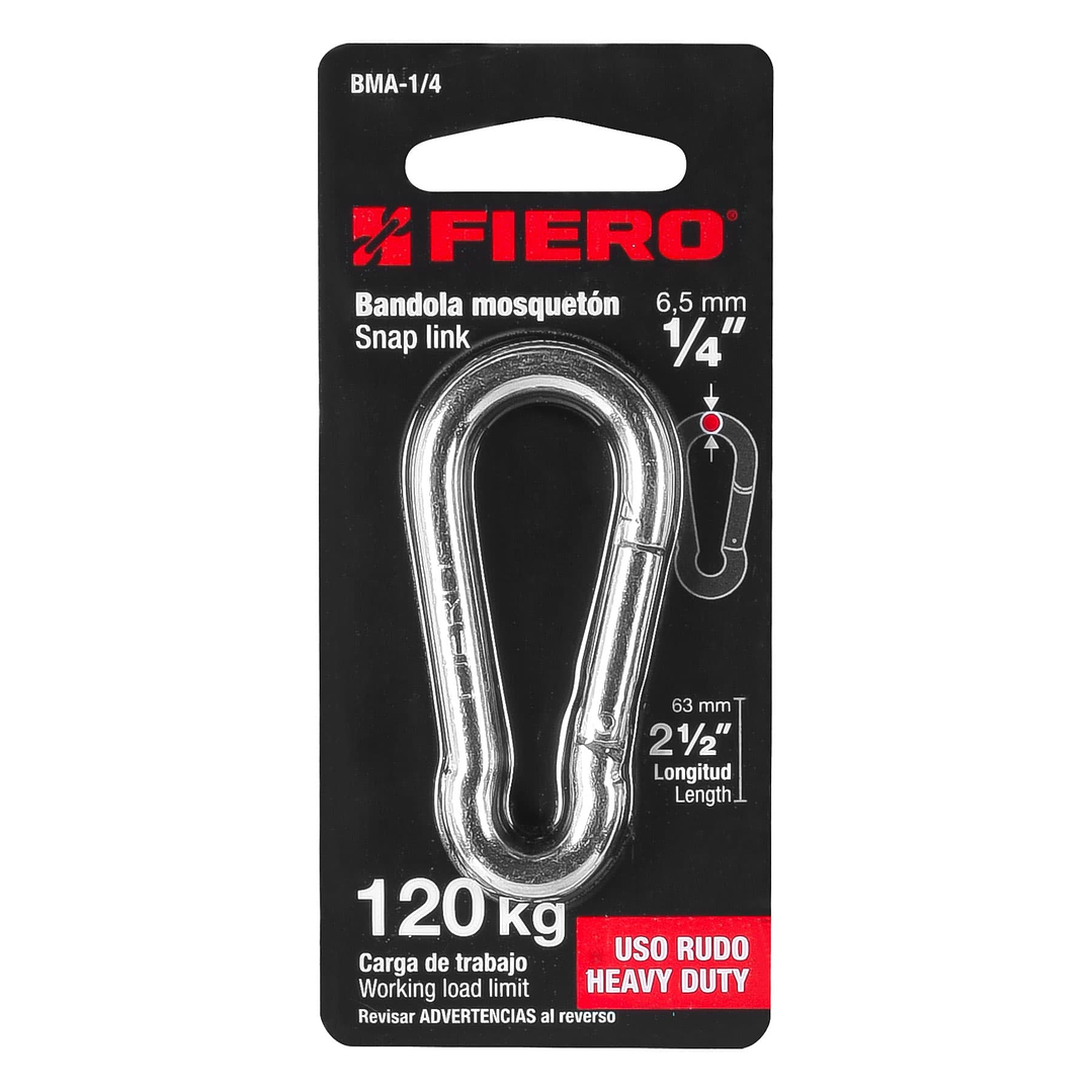 Mosqueton De Acero 1/4 Truper Cod. 44038 1