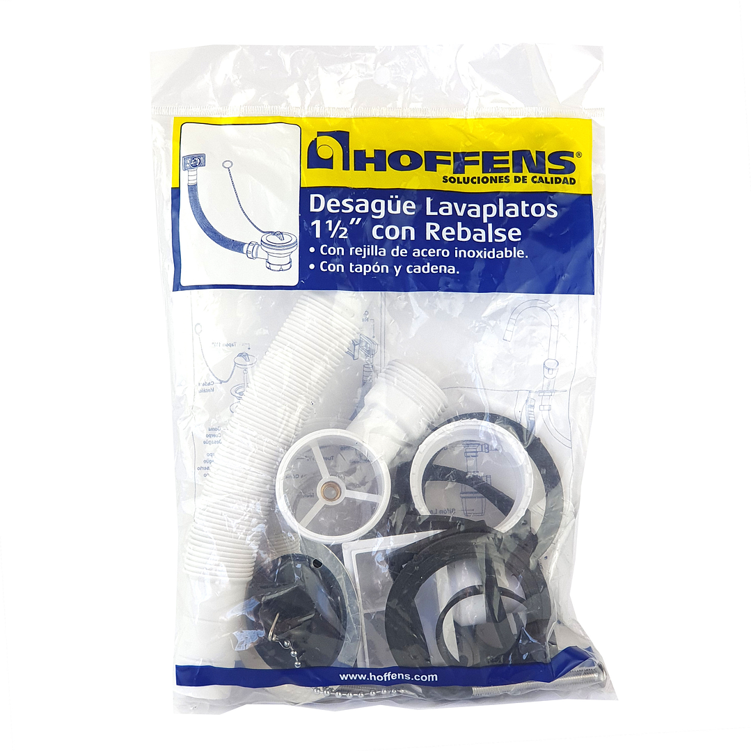 Desague Lavaplato 1 1/2 C/Rebalse Hoffens Cod. 20435 1