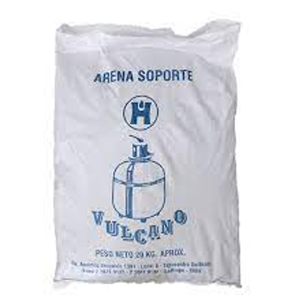 Arena Soporte Piscina  Saco 20kg Vulcano 1