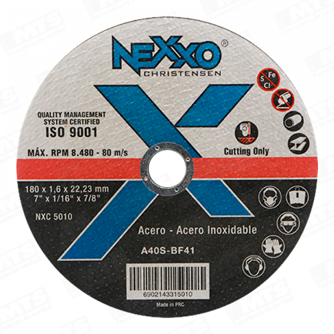 Disco Corte 7 X 16mm Nexxo 1