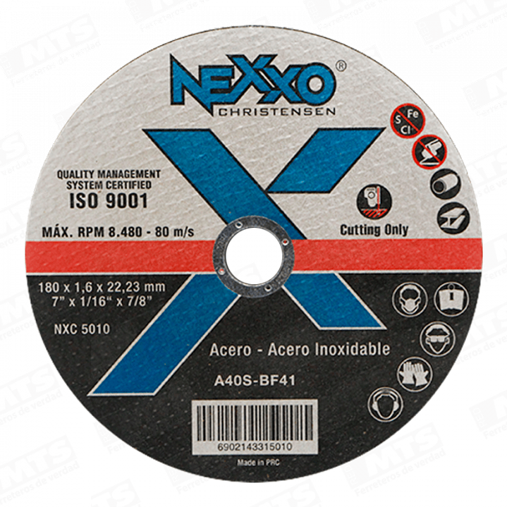 Disco Corte 7 X 16mm Nexxo 1