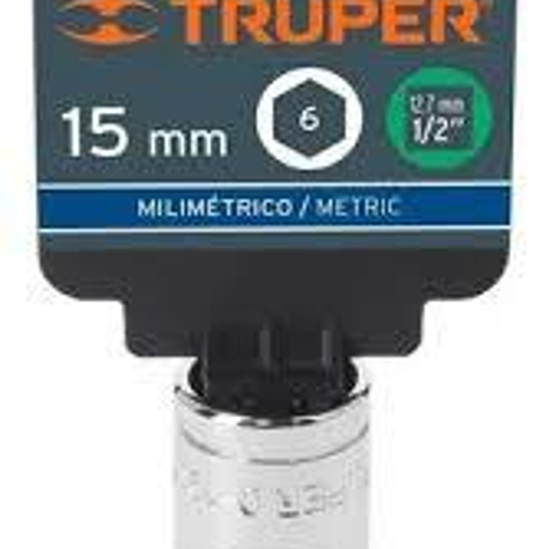 Dado 15mm Hexagonal 1/2 Truper Cod. 13265 1