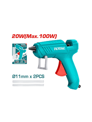 Pistola Pegar Silicona 100w Total