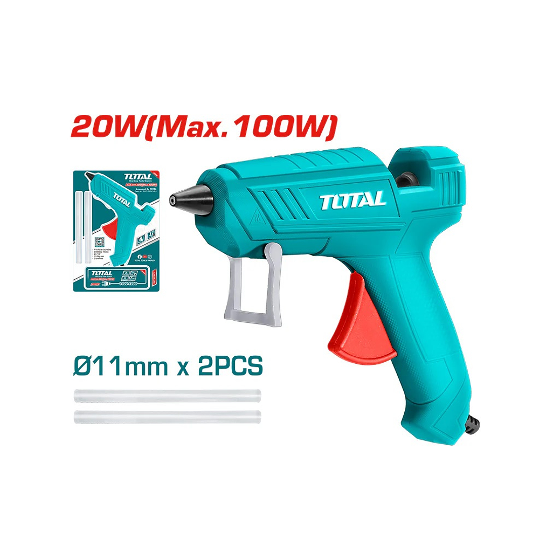 Pistola Pegar Silicona 100w Total 2