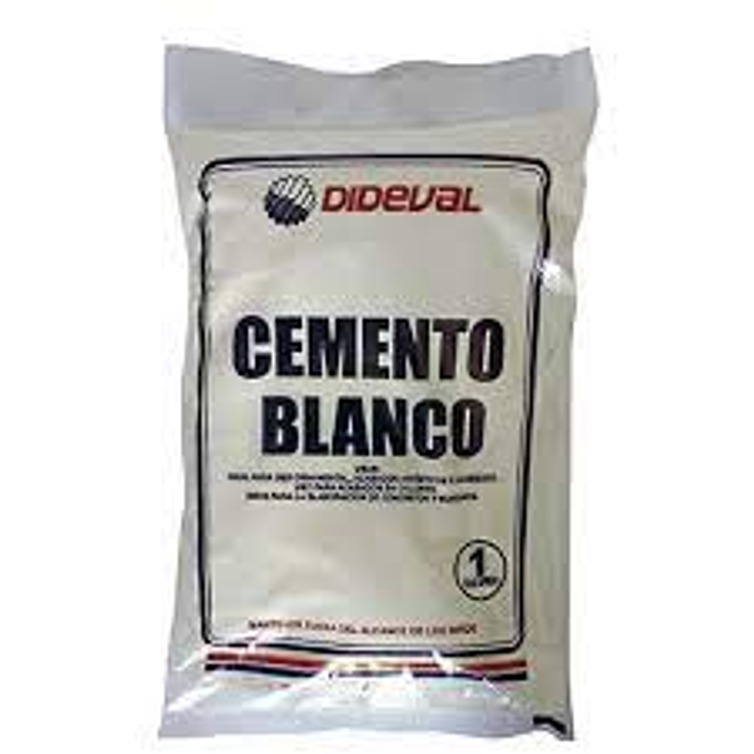 Cemento Blanco Dideval 1 Kg. 1