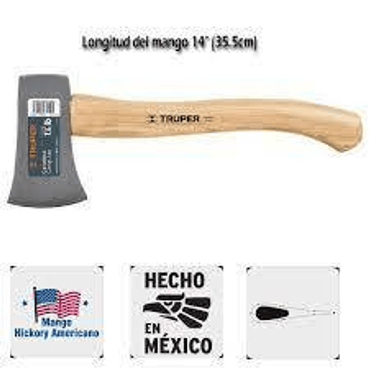 Hacha Cazadora 1 1/4 M/Madera Truper Cod. 14950 1