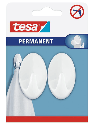 Gancho Oval X 2 Unid Tesa