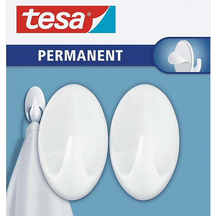 Gancho Oval X 2 Unid Tesa 1