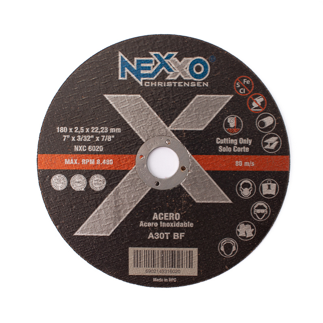 Disco Corte Metal 7 X 2.5mm Nexxo 1