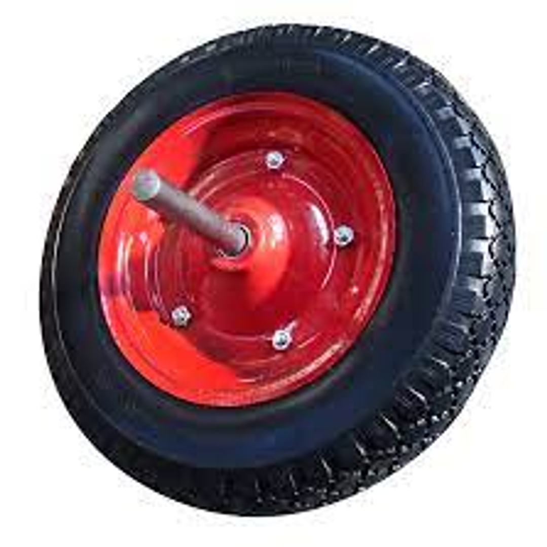 Rueda Carretilla 350 X 8 Roja 1