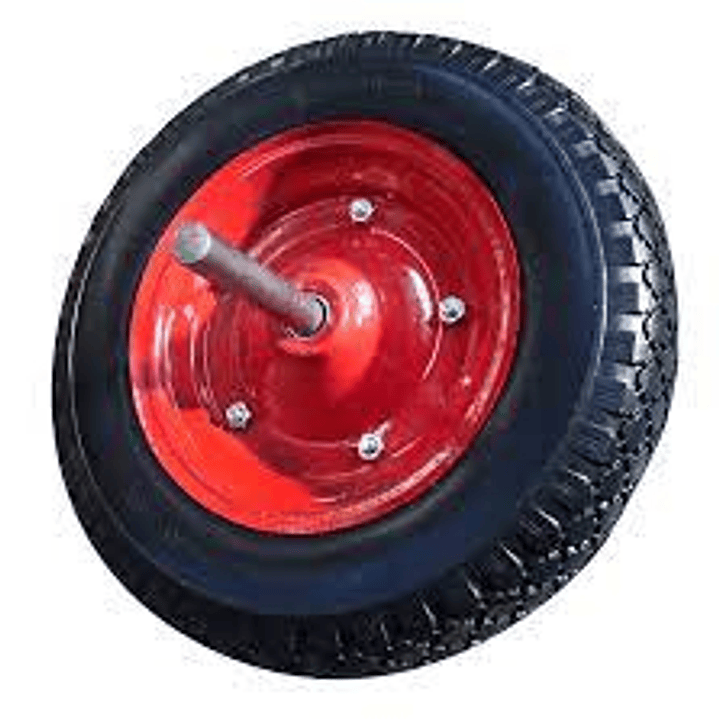 Rueda Carretilla 350 X 8 Roja 1