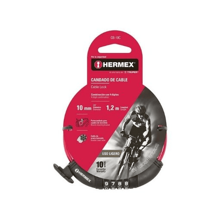 Candado Bicicleta 10 Mm 1