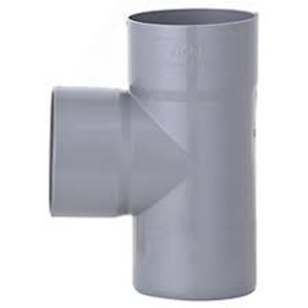 Tee Pvc Gris 110x110 Mm 1