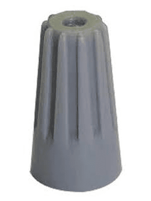 Conector Cables Cónico Gris (Unidad)