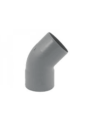 Codo Pvc Gris 40x45 Mm