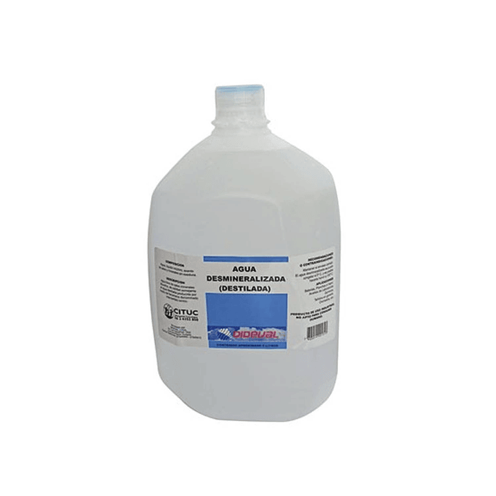 Bidon Agua Destilada Dideval 5 Litros 1