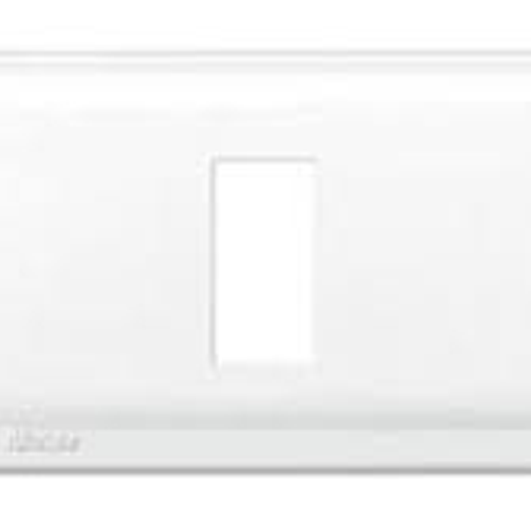 Placa 1 Mod. Genesis Blanco 1