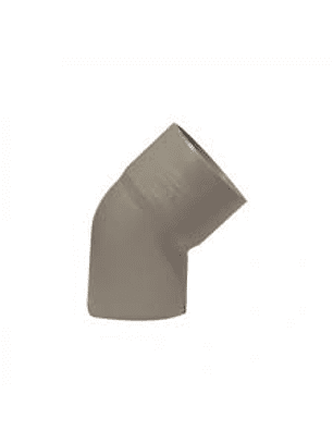 Codo Pvc Gris 75x45 Mm