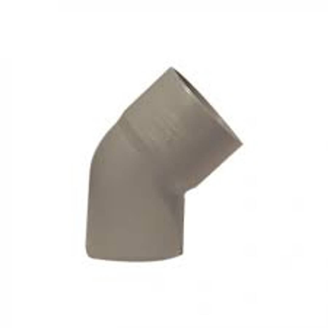 Codo Pvc Gris 75x45 Mm 1